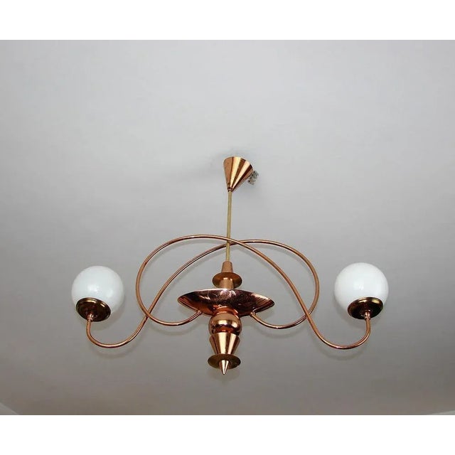 Mid-Century Chandelier, 1960s For Sale - Image 6 of 11