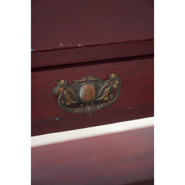 Vintage Drop-Front Painted Secretaire, 1920s For Sale - Image 16 of 18