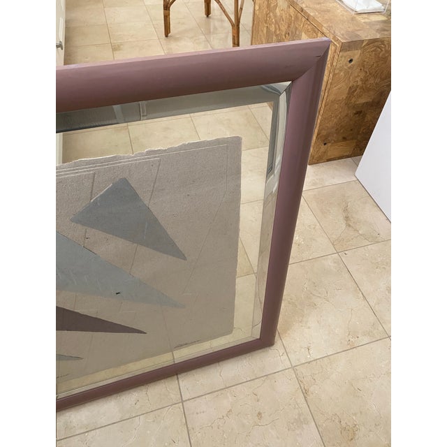 1980s Mixed Media Paper Wall Art With Floating Acrylic Matting, Signed, Framed For Sale - Image 4 of 11