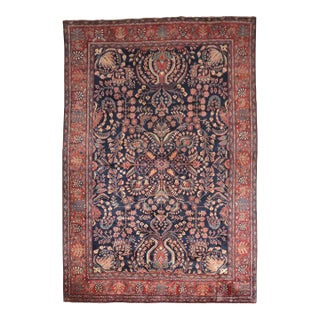 Navy Sarouk Ferehan Rug rug no.j5088 For Sale