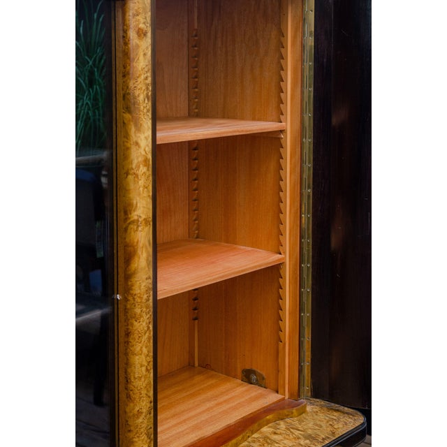1930s Art Deco Study Set in Mountain Elm Burl, 1925, Set of 2 For Sale - Image 5 of 11