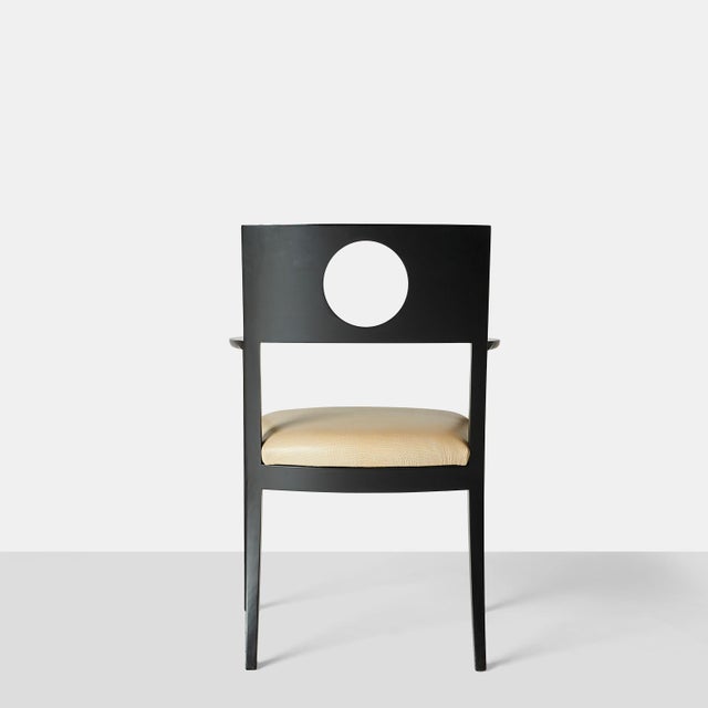 1980s Modern Dining Arm Chairs by Michael Graves Set of 6 Chairish