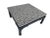 Asian Modern Black and White Geometric Top Coffee Table For Sale - Image 12 of 12