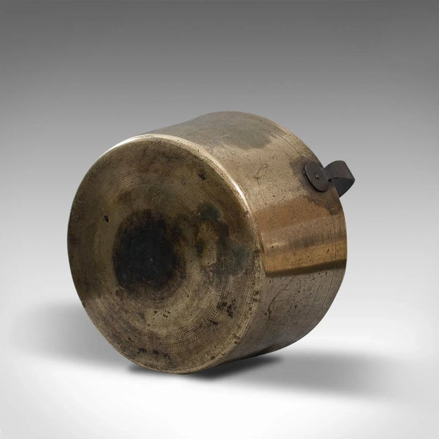 Circa 1800s Antique English Brass Jam Pan For Sale - Image 4 of 13