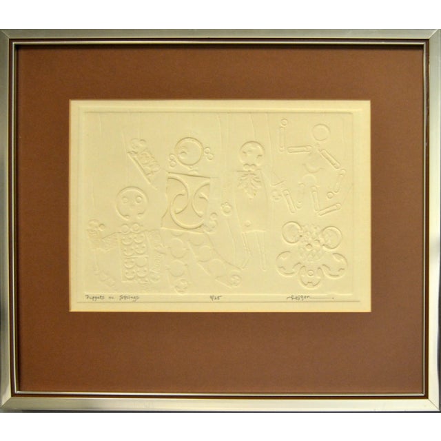 Feigen Mixed Media Superb Multi-Dimensional Wall Art Titled Puppets on Strings For Sale - Image 13 of 13