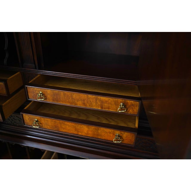 Henkel Harris Mahogany Large Document Secretary Desk For Sale In Philadelphia - Image 6 of 18