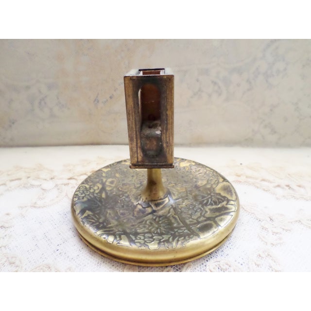 Tiffany Gold Gilt Favrile Art Glass Cigarette Ashtray Match Holder For Sale In Columbia, SC - Image 6 of 14