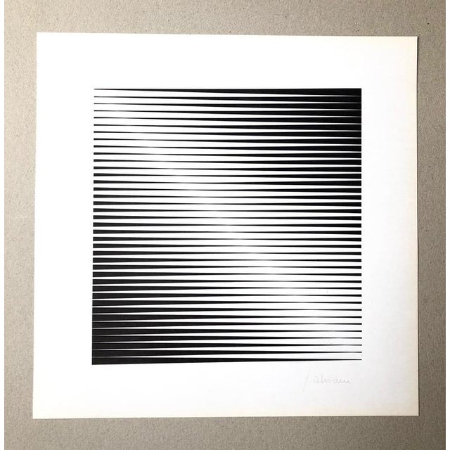 Getulio Alviani, Design, 1977, Serigraph, Paper For Sale - Image 4 of 4