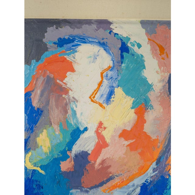Wood 1990's Contemporary Modern Abstract Painting by Corrie McCallum of Charleston For Sale - Image 7 of 12