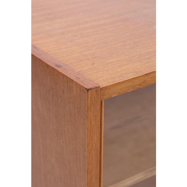 Wood Vintage Sideboard with Glass Sliding Doors, 1960s For Sale - Image 7 of 14