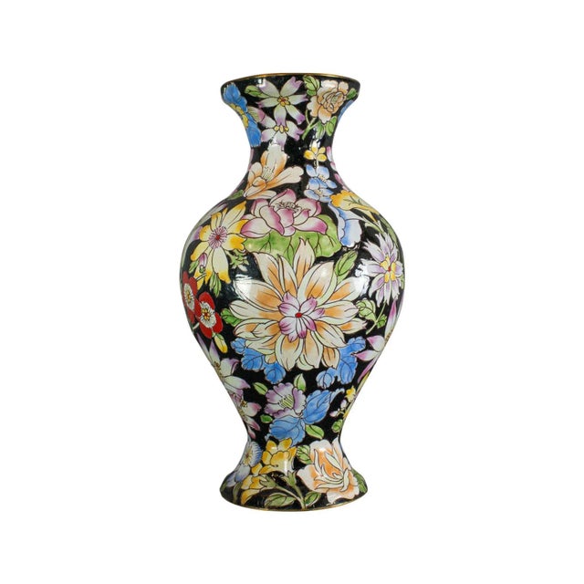 1880s Cloisonne Decorative Vase Baluster Urn For Sale - Image 11 of 11