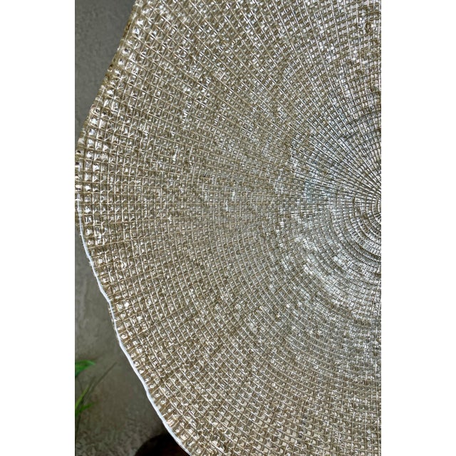 Circa 2000 Ivv Diamanté Nicely-Sized Shallow Centerpiece / Console Bowl, Italy For Sale - Image 14 of 18