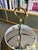 Vintage Brass Verdigris Three-Light Bouillotte Table Lamp Neoclassical Hollywood Regency Style For Sale - Image 13 of 16