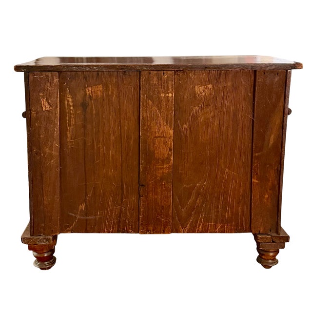 Italian Inlaid Tabletop Chest With Secret Compartments and Key For Sale - Image 11 of 12