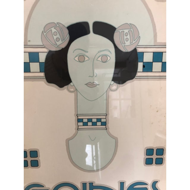 Cornflower Blue Goines San Francisco Poster 1970 24x15 For Sale - Image 8 of 9