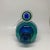 Murano Sommerso Style Glass Op Art Perfume Bottle For Sale - Image 12 of 13