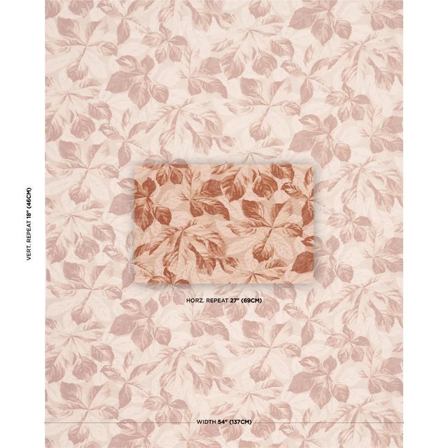 Inspired by an antique document, Arboreal is a delicate leafy allover print on 100% linen. Informal and airy, this elegant...