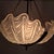 1930s Art Deco Pendant Light with Shell-Shaped Glass Shade, 1930s For Sale - Image 5 of 17