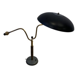 Mid-Century Brass Table Lamp, Germany, 1950s For Sale