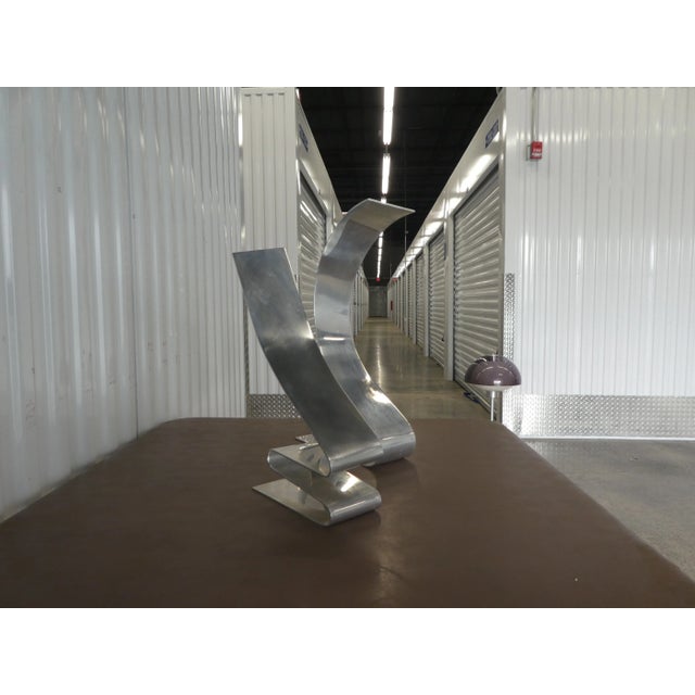 1960s 1960s Vintage Architectural Aluminium Sculptures - a Pair For Sale - Image 5 of 8