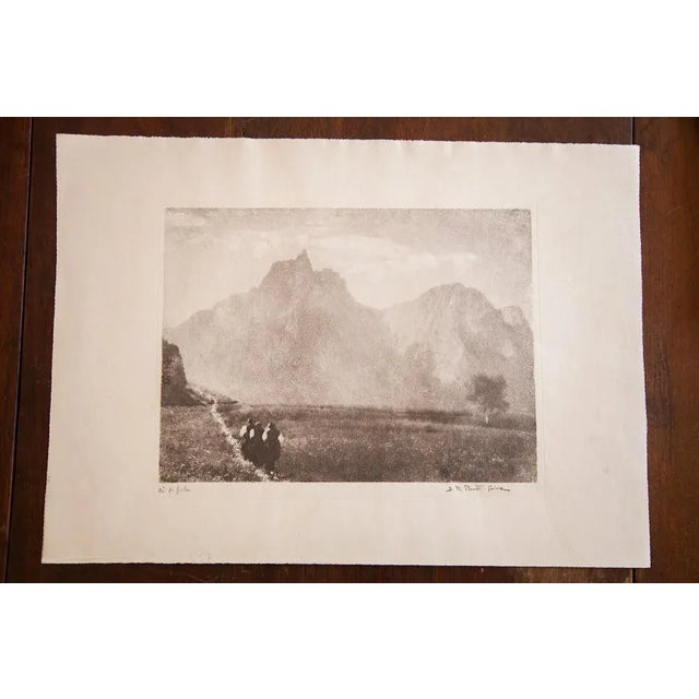 Rustic D.R. Peretti Griva "Di di Fuerta" Print For Sale - Image 3 of 6