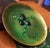 Mid 20th Century Copper on Enamel Green Plate Dish Signed For Sale - Image 5 of 12