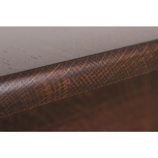 Stickley Harvey Ellis Inlaid Arts & Crafts Oak Desk For Sale - Image 14 of 17