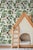 Cluckingham Farm Toile Grasscloth Wallpaper by House Party | Egg White | 8 Yards For Sale In Charlotte - Image 6 of 10