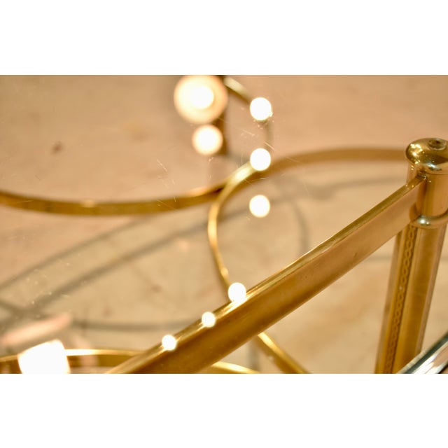 Mid-Century Brass Coffee Table With Glass Top, Circa 1960's For Sale - Image 10 of 10
