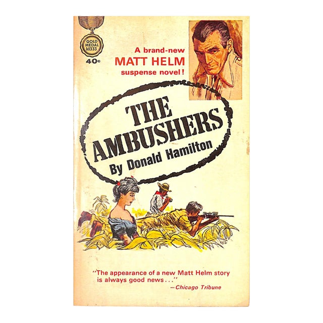 "The Ambushers #6" 1963 Hamilton, Donald For Sale