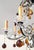 Amber Vintage Italian Designer Beaded & Amber Glass Hot Air Balloon 8 Light Chandelier For Sale - Image 8 of 17