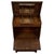 Antique English Golden Oak Secretaire with Mirrored Interior, 1900s For Sale - Image 4 of 14