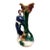 Art Nouveau Chalkware Sculpture Vase Maiden and Sunflowers, Circa 1910 For Sale