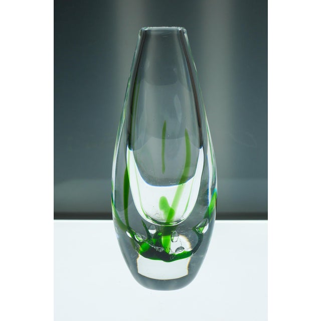 Seaweed & Fish Vases by V. L. Kosta, Set of 2 For Sale - Image 10 of 16