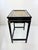 Vintage Black Lacquer Chinoiserie Side Table With Gilt Birds and Floral Motifs For Sale - Image 9 of 13