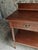 Antique French Mahogany Console Table with Drawer and Shelf, 1900 For Sale - Image 10 of 18
