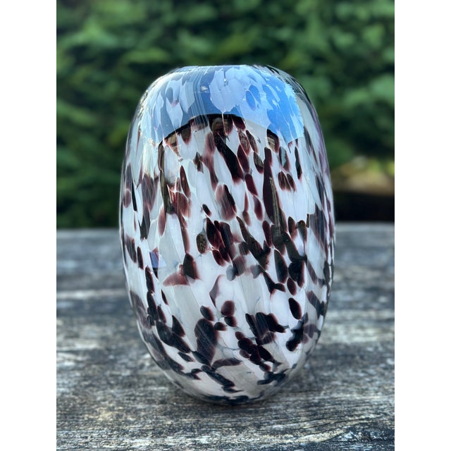 Murano Glass Vase, 1980s For Sale - Image 8 of 12