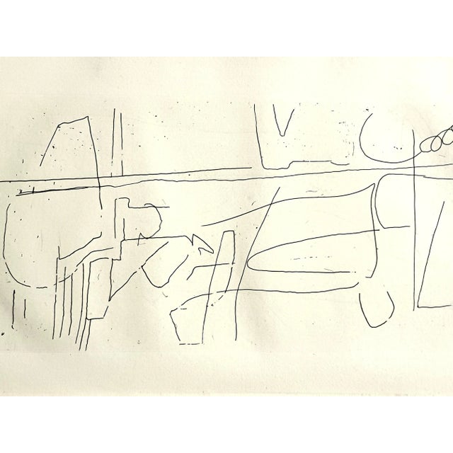 André Lanskoy - Composition - Original Etching 1960 For Sale - Image 3 of 7