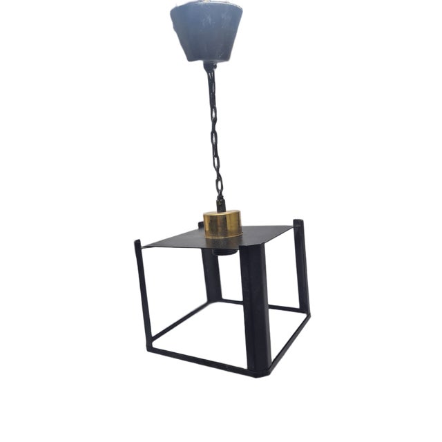 Postmodern Communist Pendant Lamp, Poland, 1970s For Sale - Image 3 of 10
