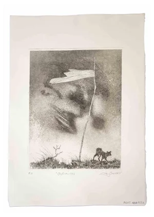 Leo Guida, Boundary, Original Etching, 1970