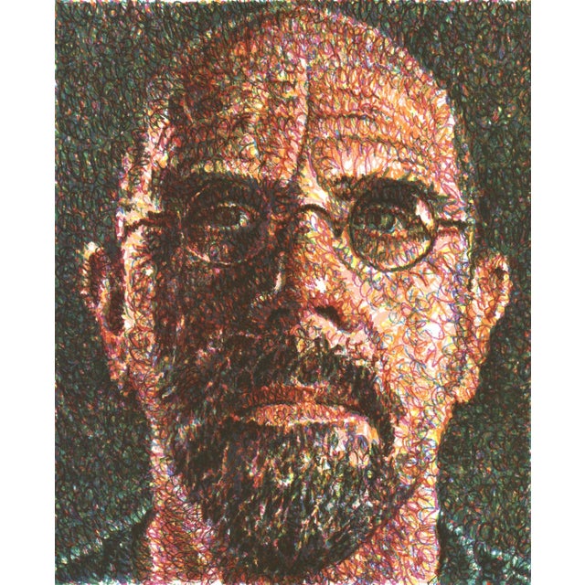 Artist: Chuck Close Title: Self Portrait Year: 2007 Signed: Yes Medium: Serigraph Paper Size: 38 x 30 inches ( 97 x 76 cm...