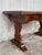 Brown Spanish Colonial Desk or Console Table With Two Drawers Signed by Valentí For Sale - Image 8 of 11