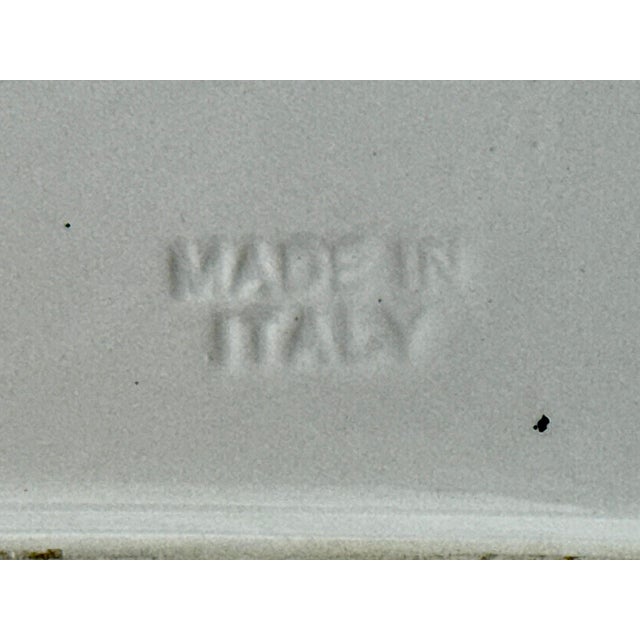 Ceramic Ceramic Italian Platter With Embossed Lemons For Sale - Image 7 of 7