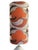 Mid-Century Modern Vintage Modernist Ceramic Gourd Table Lamp With Burnt Orange Graphic Cylinder Shade For Sale - Image 3 of 8