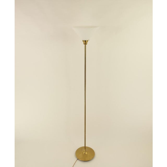 Brass Floor Lamp, Italy, 1980s For Sale - Image 10 of 13