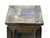 Vintage Patina Square Slim Wood Pedestal Display Stand Side Table For Sale - Image 9 of 10