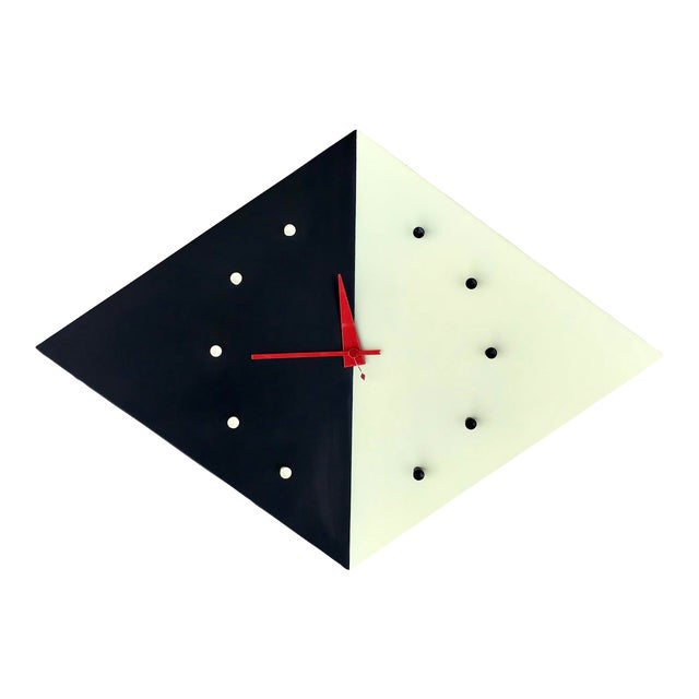 Mid-Century Modern Kite Wall Clock by George Nelson for Howard Miller, Vitra For Sale