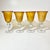 1980s Vintage Arts & Crafts Handblown Controlled Bubble Glass Wine Goblets - Set of 4. For Sale - Image 6 of 8
