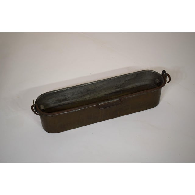 Mid 19th-Century French Copper Poissoniere w/insert.