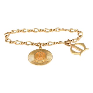 14KY Unique Charms Link Bracelet For Sale